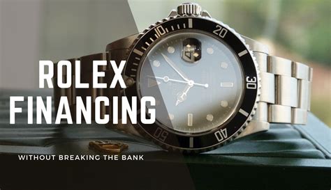 how to finance rolex.